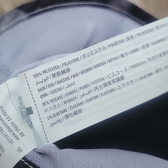 Abercrombie & Fitch Black and White Cap Sleeve NYC Tee Size Small - Picture 5 of 6